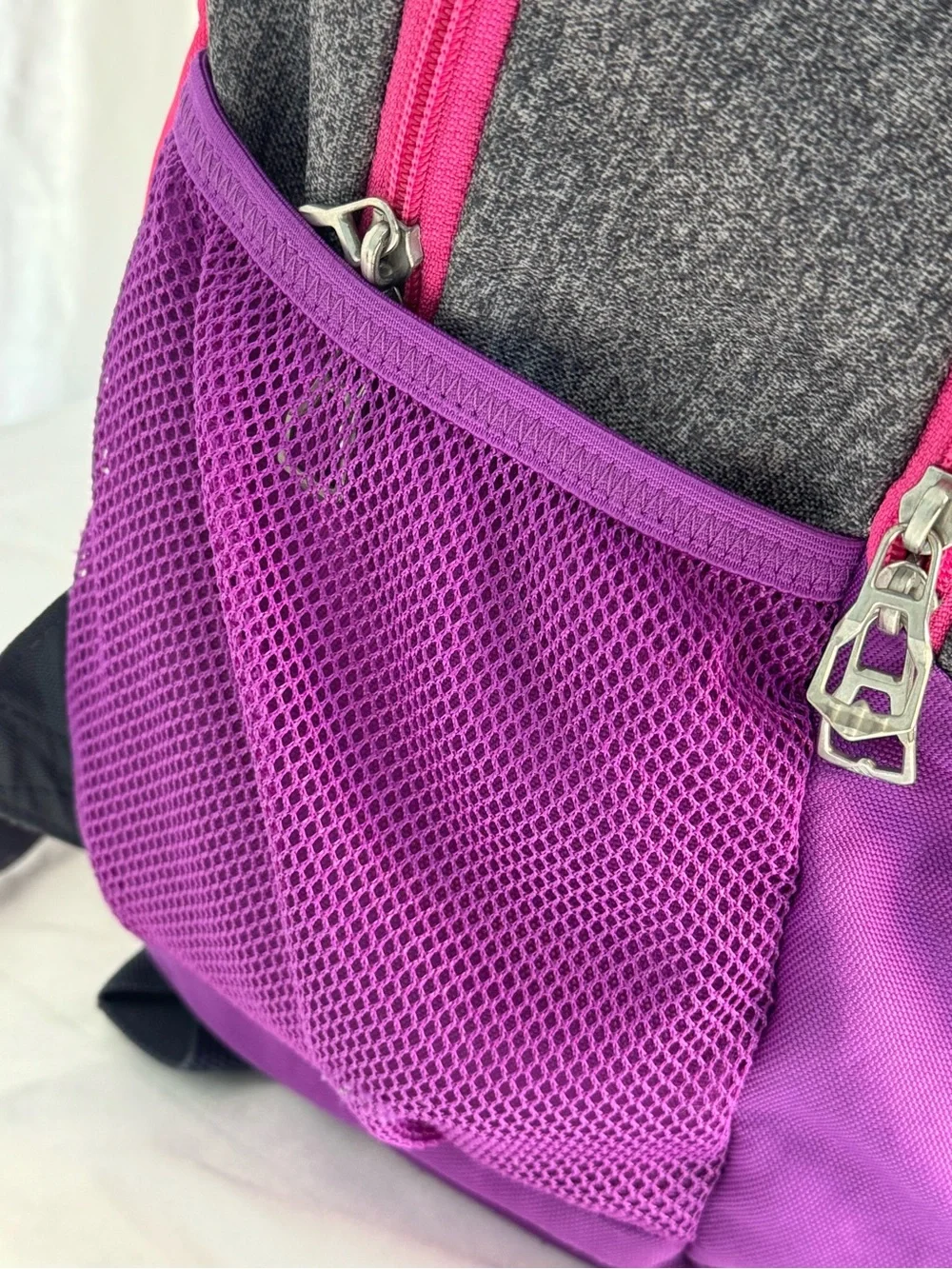 Adidas Foundation Multi-Compartment Backpack Purple Pink Gray